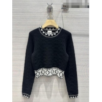 ​Grade Quality Hermes Cashmere Sweater H71217 Black 2023