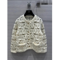 ​Buy Discount Celine Knit Cardigan C7520 White 2023