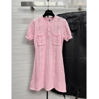 ​Grade Quality Celine Knit Dress C71203 Pink 2023