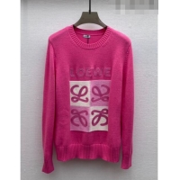 ​Shop Discount Loewe Cashmere & Wool Sweater L82427 Pink 2023