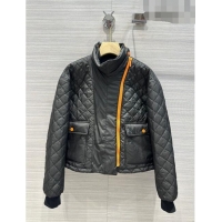 ​Reasonable Price Hermes Quilted Jacket H91426 Black 2023