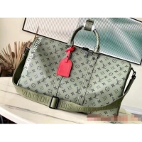 Top Quality Louis Vuitton Keepall Bandouliere 45 M23962 Khaki Green