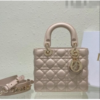 Super Quality Dior Small Lady Dior My ABCDior Bag in Sand-Colored Cannage Lambskin CD3013 2023