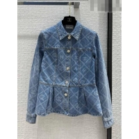 Top Grade Chanel Denim Jacket CH101906 Blue 2023