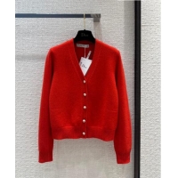 Buy Discount Dior Cashmere Cardigan D102006 Red 2023