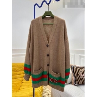 ​Grade Design Gucci Knit Cardigan G102017 Brown 2023