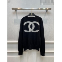 Low Cost Chanel Cashmere & Wool Sweater CH102040 Black 2023