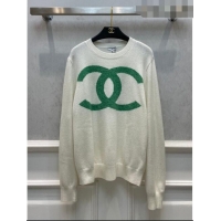 Popular Style Chanel Cashmere & Wool Sweater CH102040 White 2023