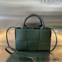 Super Quality Bottega Veneta Candy Arco Tote Bag in Intreccio Lambskin 729029 Raintree Green 2023