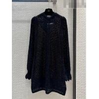 Luxurious Inexpensive Chanel Knit Dress CH102317 Black 2023