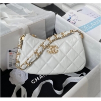 Buy Discount Chanel SMALL HOBO HANDBAG AS4422 White