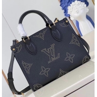 New Design Louis Vuitton Monogram Empreinte OnTheGo PM M46733 Black