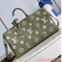 Buy Cheap Louis Vuitton Keepall Bandouliere 45 M46671 Kaki Fango