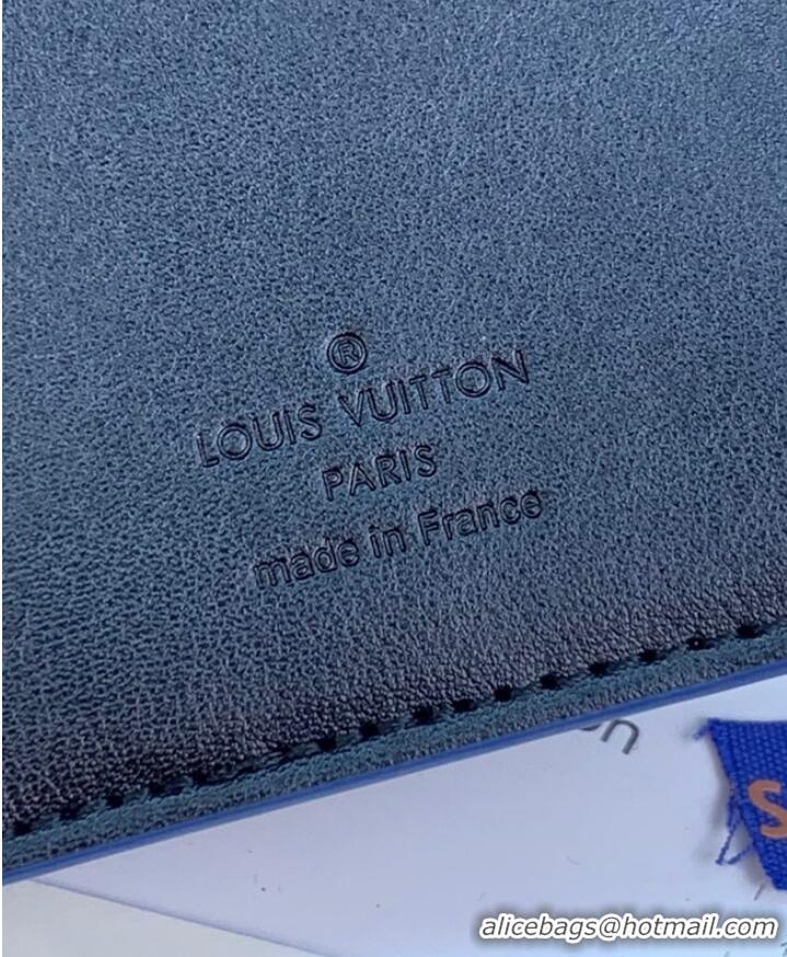 Super Quality Louis Vuitton Brazza Wallet M62900 Blue