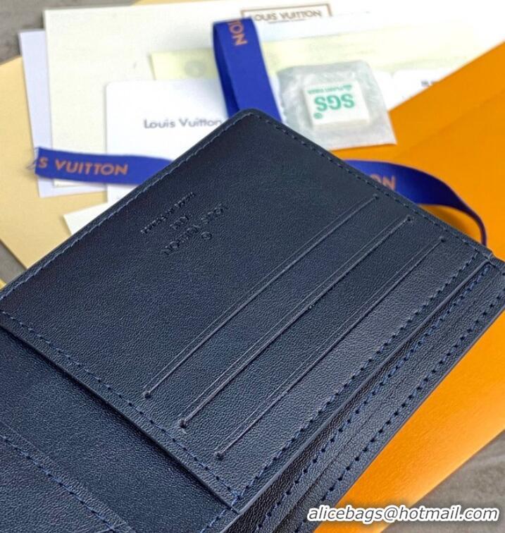 Super Quality Louis Vuitton Multiple Wallet M69829 Dark Blue