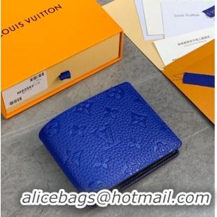 Famous Brand Louis Vuitton Multiple Wallet M82562 Blue