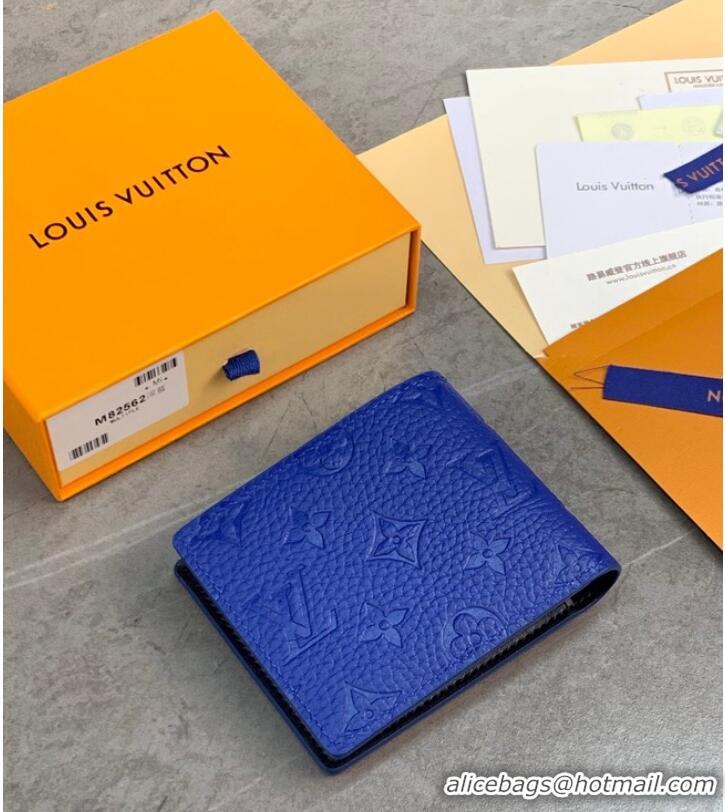 Famous Brand Louis Vuitton Multiple Wallet M82562 Blue