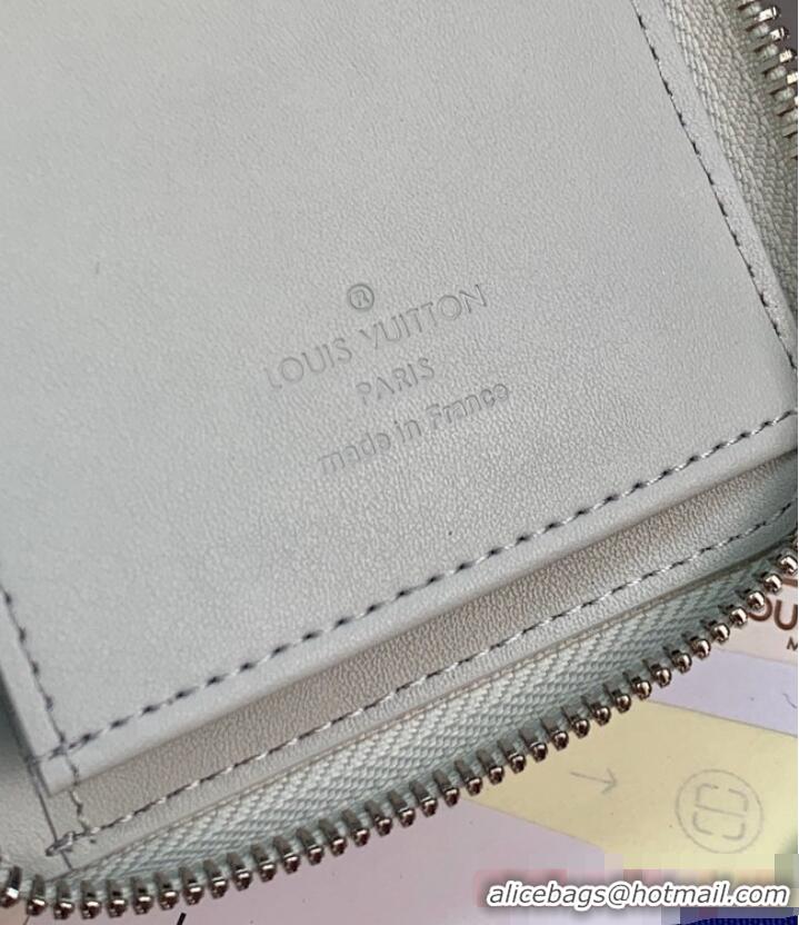 Luxury Discount Louis Vuitton Zippy Wallet Vertical M82597 Gray