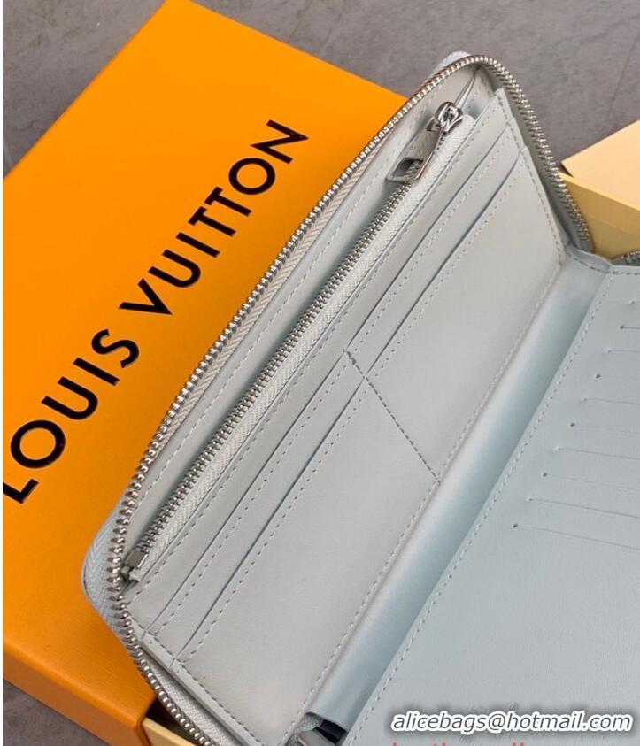 Luxury Discount Louis Vuitton Zippy Wallet Vertical M82597 Gray