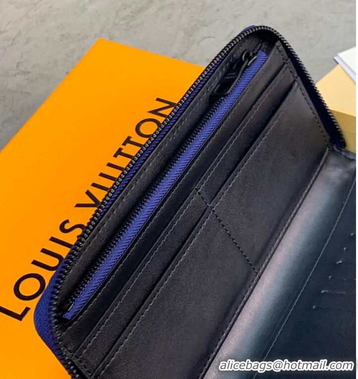 Best Price Louis Vuitton Zippy Wallet Vertical M82597 Blue