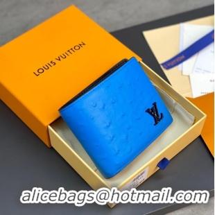 Famous Brand Louis Vuitton Multiple Wallet N82508 Blue