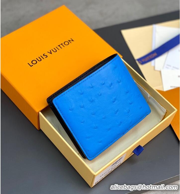 Famous Brand Louis Vuitton Multiple Wallet N82508 Blue