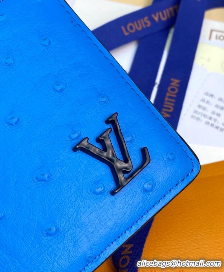 Famous Brand Louis Vuitton Multiple Wallet N82508 Blue