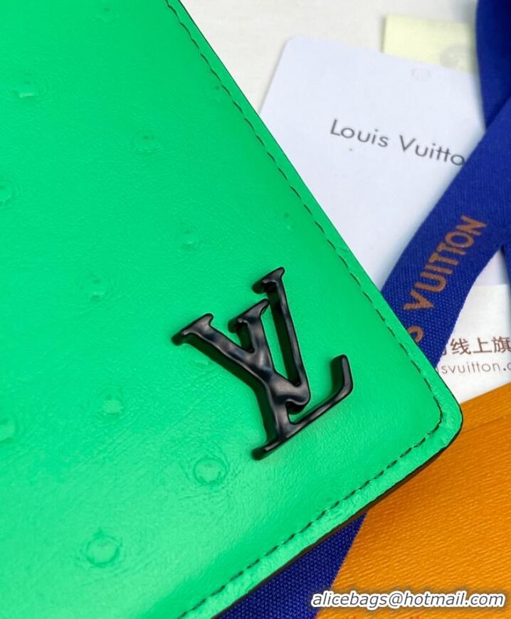 Reasonable Price Louis Vuitton Multiple Wallet N82508 Green