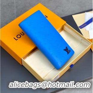 Super Quality Louis Vuitton BRAZZA WALLET N82509 Blue