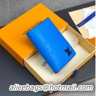 Good Product Louis Vuitton Pocket Organizer N82510 Blue