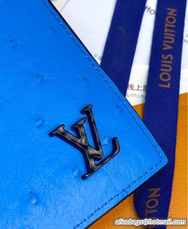 Good Product Louis Vuitton Pocket Organizer N82510 Blue