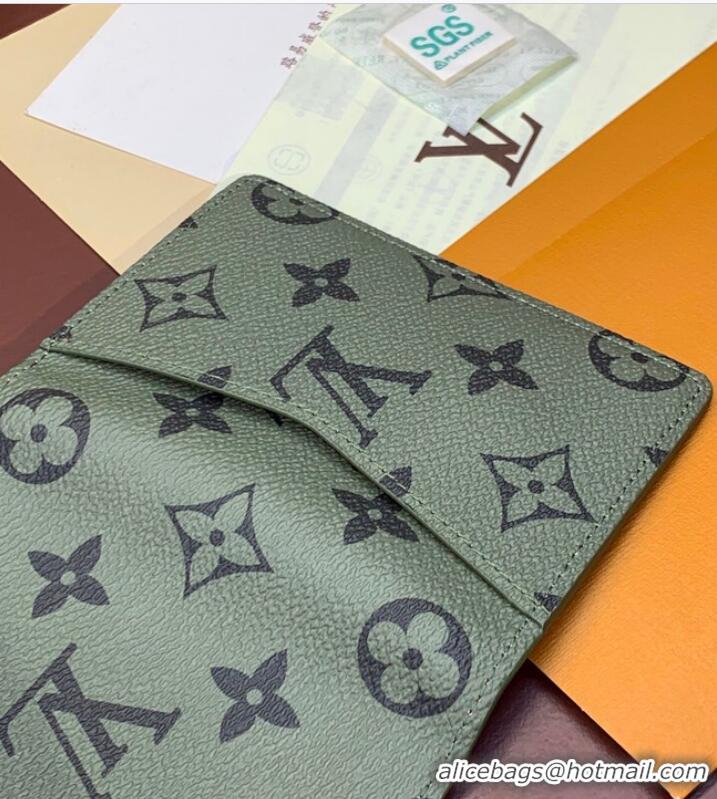 Most Popular Louis Vuitton Pocket Organizer M82797 Khaki Green