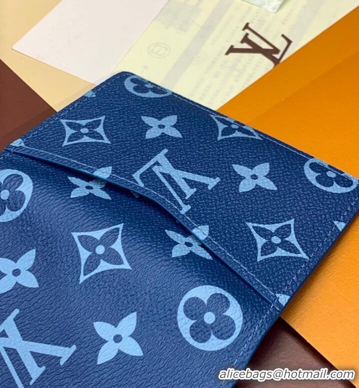 Good Quality Louis Vuitton Pocket Organizer M82797 Blue