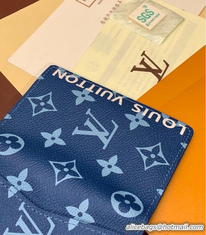 Good Quality Louis Vuitton Pocket Organizer M82797 Blue