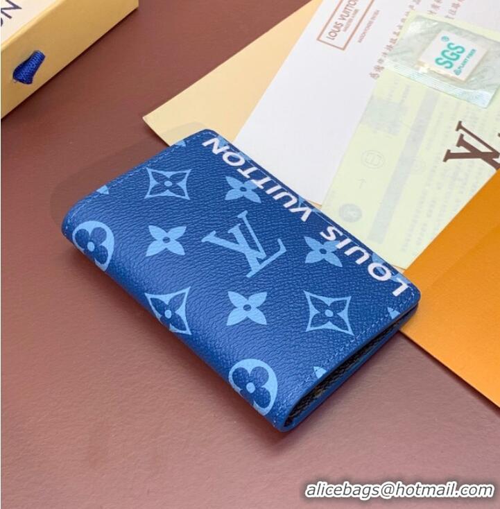 Good Quality Louis Vuitton Pocket Organizer M82797 Blue