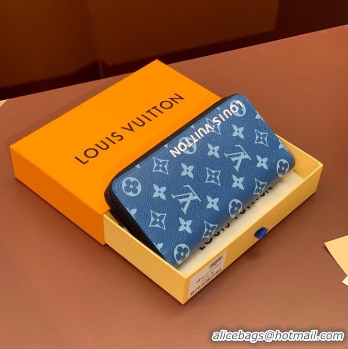 Hot Sell Cheap Louis Vuitton Zippy Vertical Wallet M82799 Blue