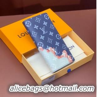 Promotional Louis Vuitton Brazza Wallet M82826 Blue