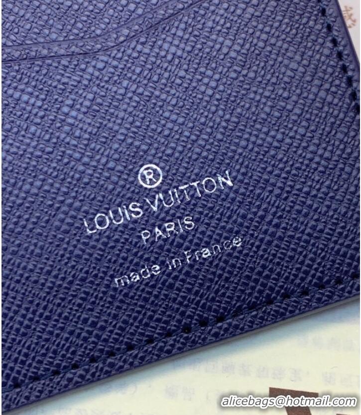 Good Taste Louis Vuitton Pocket Organizer M82828 Blue