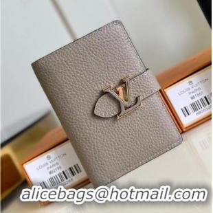 Unique Discount Louis Vuitton Vertical Compact Wallet M82461 Gray