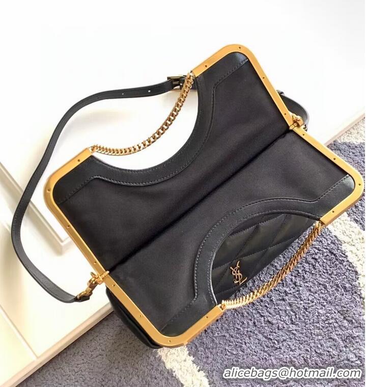 Grade Quality SAINT LAURENT LEATHER BAG Y668720 BLACK