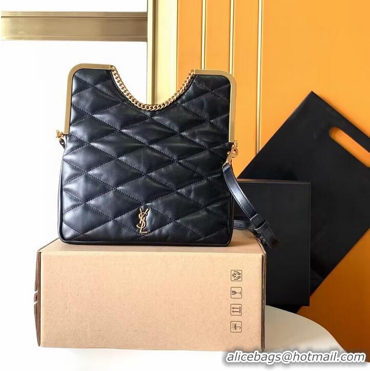 Grade Quality SAINT LAURENT LEATHER BAG Y668720 BLACK