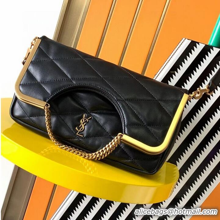 Grade Quality SAINT LAURENT LEATHER BAG Y668720 BLACK