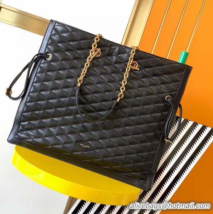 Grade Quality SAINT LAURENT LEATHER BAG Y668720 BLACK