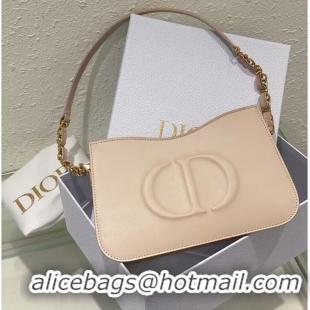 Cheap Design Dior CD SIGNATURE MINI BAG Beige Calfskin with Embossed CD Signature C02229A