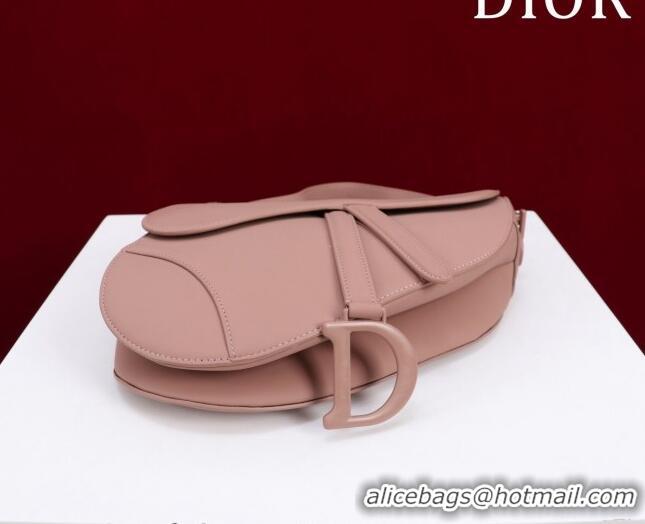 Super Quality Dior Mini/Medium Saddle Bag with Strap in Grained Calfskin CD1117 All Pink 2023