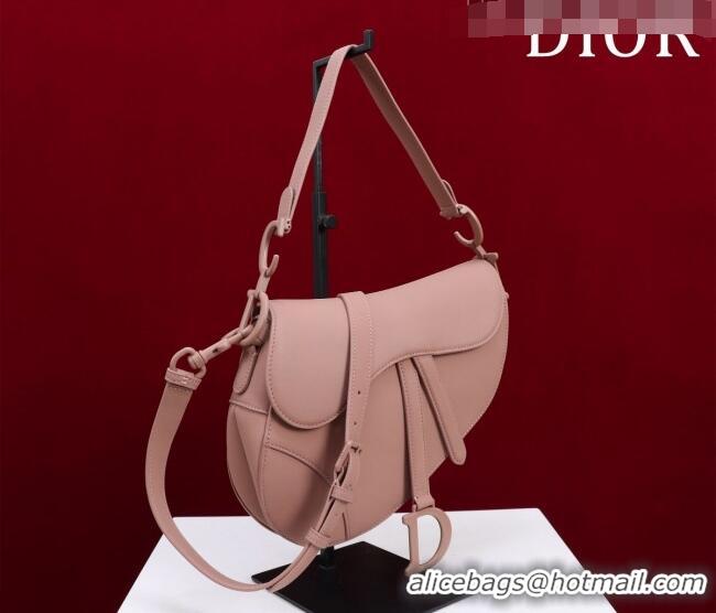 Super Quality Dior Mini/Medium Saddle Bag with Strap in Grained Calfskin CD1117 All Pink 2023