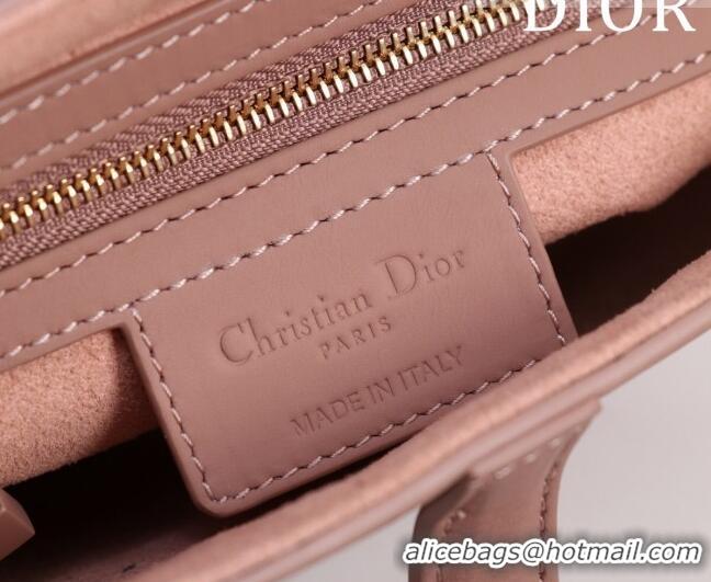 Super Quality Dior Mini/Medium Saddle Bag with Strap in Grained Calfskin CD1117 All Pink 2023