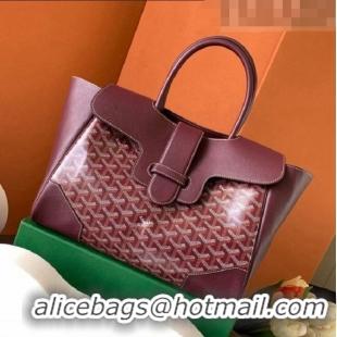 Well Crafted Goyard Saigon Tote Bag GY11011 Burgundy