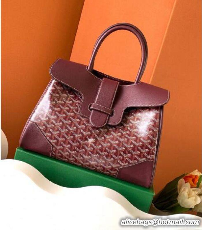 Well Crafted Goyard Saigon Tote Bag GY11011 Burgundy