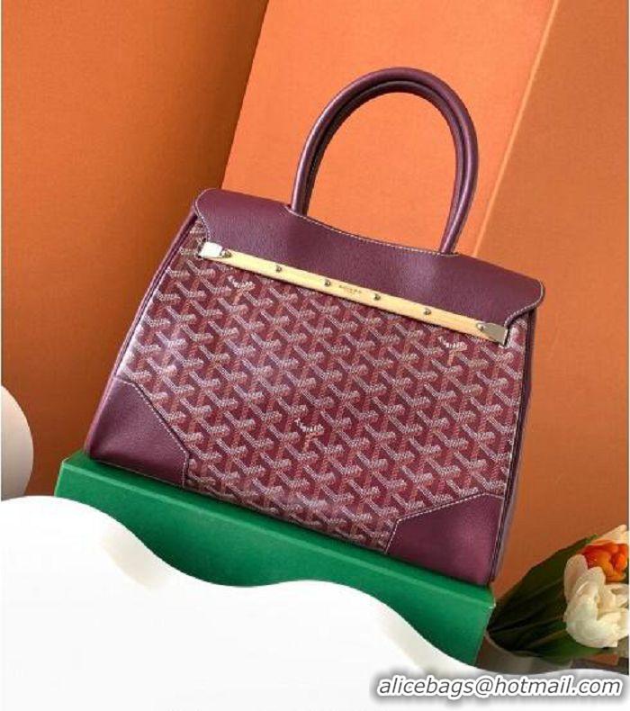 Well Crafted Goyard Saigon Tote Bag GY11011 Burgundy